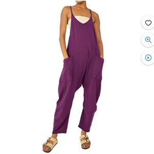 Women’s purple overalls